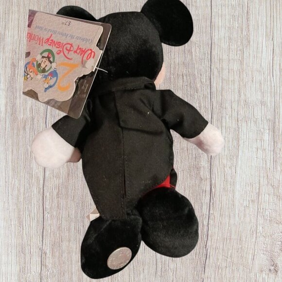 Mickey Mouse Walt Disney World 2000 Bean Bag Plush Toy - Picture 2 of 5